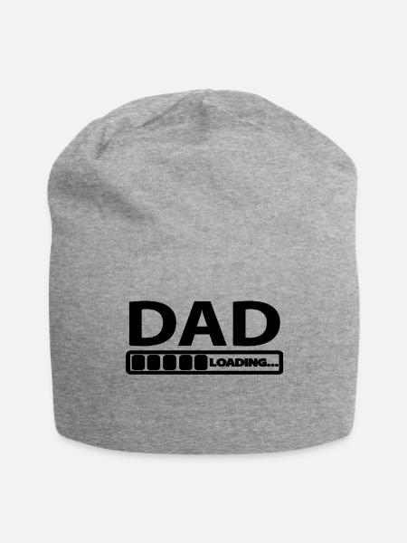 Abstraktes geometrisches Muster für moderne Kleidung - Jersey-Beanie - Grau meliert