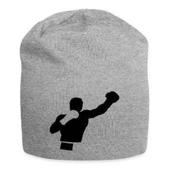 Boxer - Jersey-Beanie - Grau meliert - Vorne