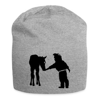 Cowboy - Bonnet en jersey - gris chiné - Devant
