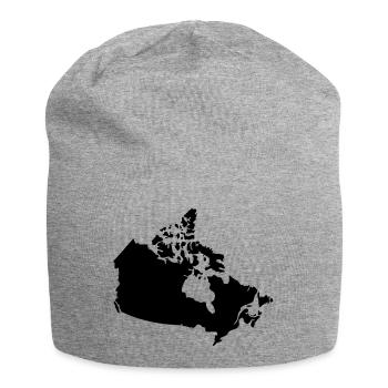 Canada Canada Carte - Bonnet en jersey - gris chiné - Devant