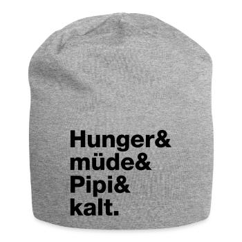 THE 4 PROBLEMS OF WOMEN - Jersey Beanie - heather grey - Front