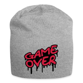 Game Over - Bonnet en jersey - gris chiné - Devant
