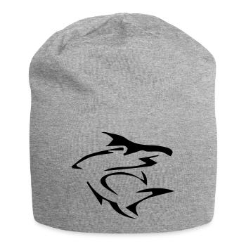 Requin Tribal - Bonnet en jersey - gris chiné - Devant