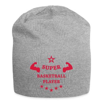 Basketball - Basket Ball - Game - Sport - Player - Jersey-Beanie - Grau meliert - Vorne