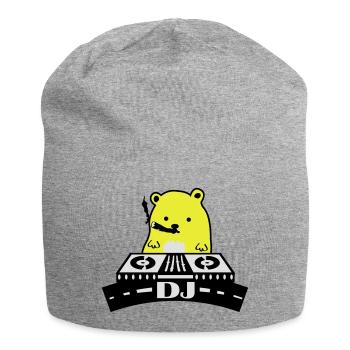 hamster_dj - Bonnet en jersey - gris chiné - Devant