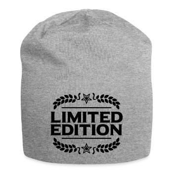 Limited Edition - Jersey Beanie - heather grey - Front