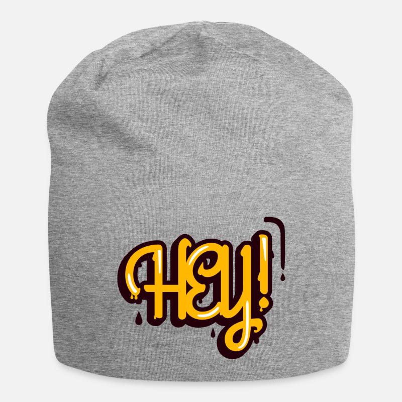 Hé! - Bonnet en jersey - gris chiné