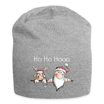 Saint Nicolas et ses rennes - Bonnet en jersey - gris chiné - Devant