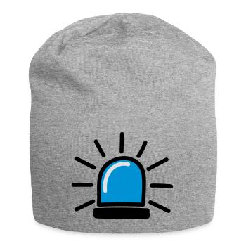 Police - Bonnet en jersey - gris chiné - Devant