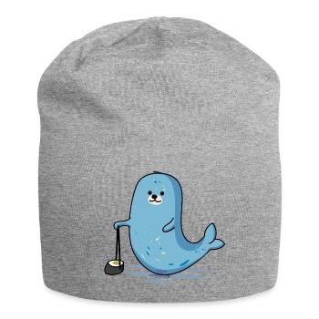 Sushi Love (b) - Jersey-Beanie - Grau meliert - Vorne