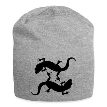 geckos - Jersey Beanie - heather grey - Front