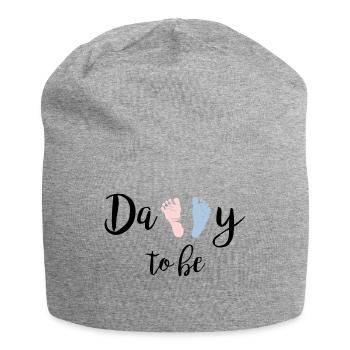 Daddy To Be - Jersey Beanie - heather grey - Front