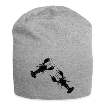 two lobsters - Jersey-Beanie - Grau meliert - Vorne