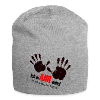 J’ai wAHR-We AHR together-Ahrtal Inondations - Bonnet en jersey - gris chiné - Devant