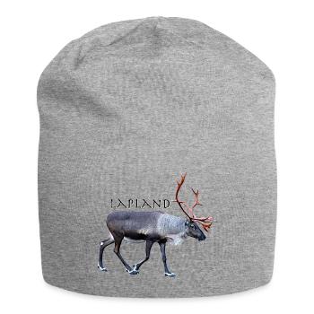 Laponie - Bonnet en jersey - gris chiné - Devant