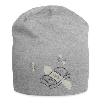 Magie de l’argent - Bonnet en jersey - gris chiné - Devant