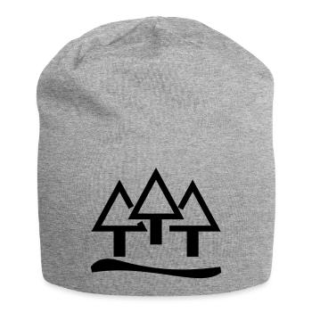 Waldkind - Jersey-Beanie - Grau meliert - Vorne