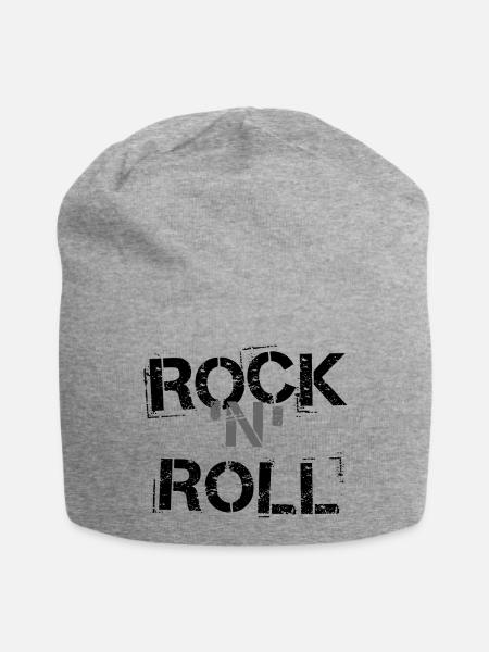 Rock 'n' Roll - Jersey-Beanie - Grau meliert