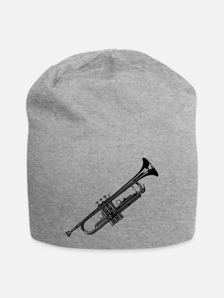 Trumpet - Jersey Beanie - heather grey