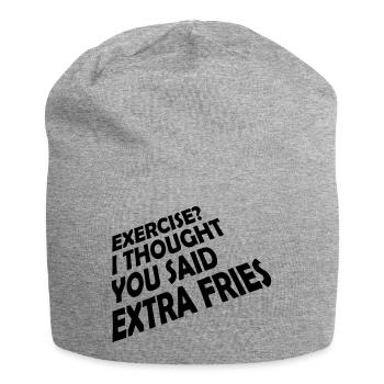 Exercice Extra Fries Citation - Bonnet en jersey - gris chiné - Devant