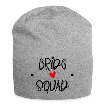 Bride Squad - Jersey-Beanie - Grau meliert - Vorne
