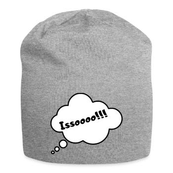 Issoooo!!! - Jersey-Beanie - Grau meliert - Vorne