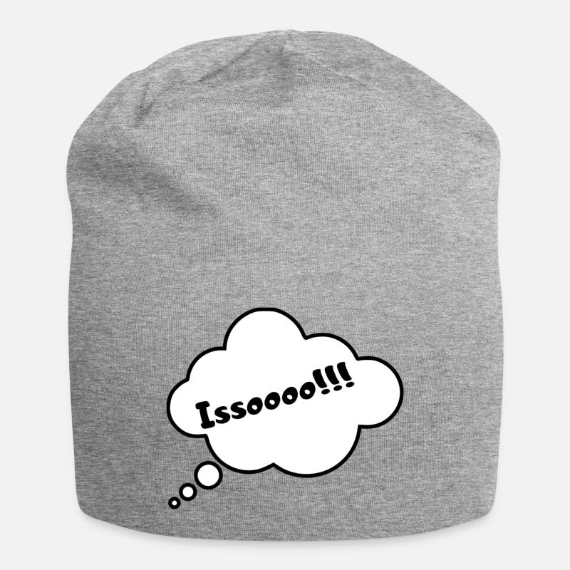 Issoooo!!! - Jersey-Beanie - Grau meliert