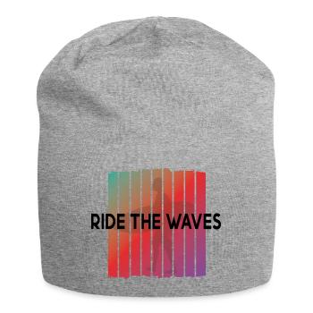Surfing Surfboard Surfer Gift Idea - Jersey Beanie - heather grey - Front
