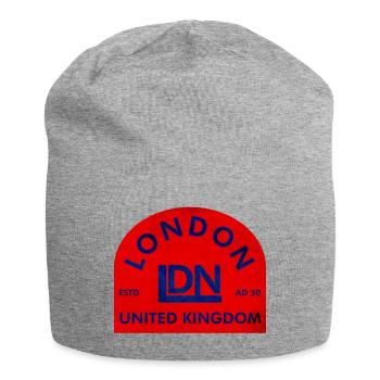 London Emblem UK - Jersey-Beanie - Grau meliert - Vorne