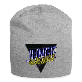 Fun Gift Idea Birthday Gift Bday - Jersey Beanie - heather grey - Front