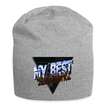 Camping Funny Happy Birthday Present Idea Quote - Jersey Beanie - heather grey - Front