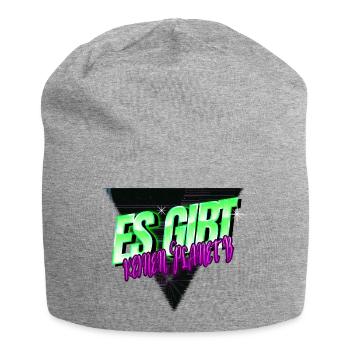 veganismus statement gesundes essen witzig - Jersey-Beanie - Grau meliert - Vorne