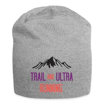 Trail- und Ultraläufe - Jersey-Beanie - Grau meliert - Vorne