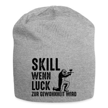 Paintball Airsoft - Jersey-Beanie - Grau meliert - Vorne