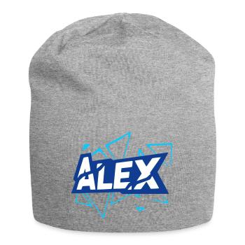 Alex - Jersey-Beanie - Grau meliert - Vorne