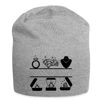 Jeweler logo - Jersey Beanie - heather grey - Front