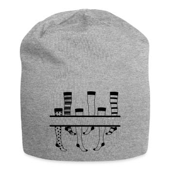 Pantyhose logo - Jersey Beanie - heather grey - Front
