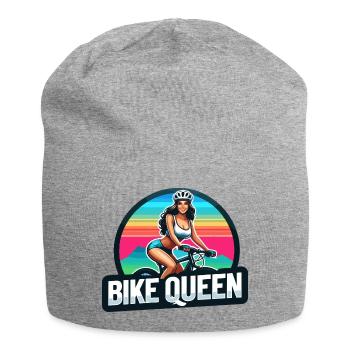 Bike Queen Sunset Radfahren Design - Jersey-Beanie - Grau meliert - Vorne