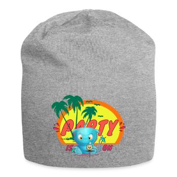 Party outfit - Jersey Beanie - heather grey - Front