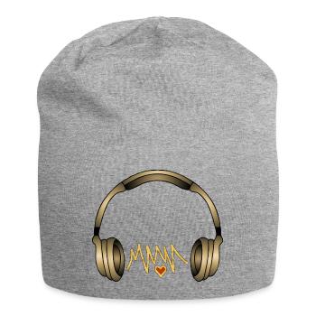 Earphone - Jersey Beanie - heather grey - Front