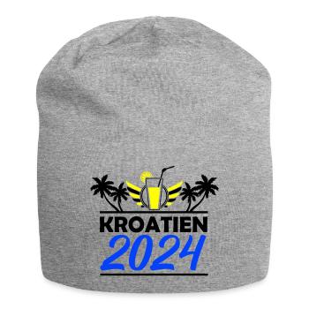 Croatie 2024 - Bonnet en jersey - gris chiné - Devant