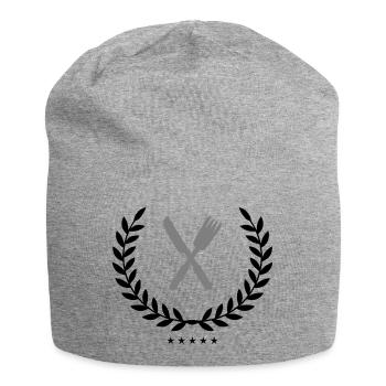 besteck wappen - Jersey-Beanie - Grau meliert - Vorne