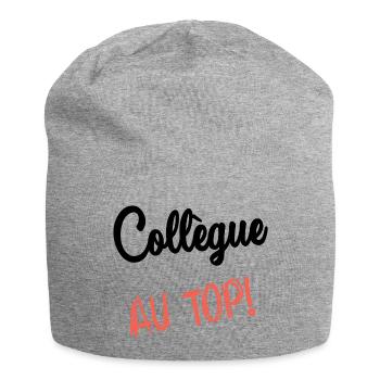 COLLEAGUE. START. EMPLOYMENT. HUMOR. MANAGER. CHIEF - Jersey Beanie - heather grey - Front