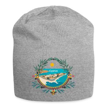 Cyprus Motives - Jersey Beanie - heather grey - Front