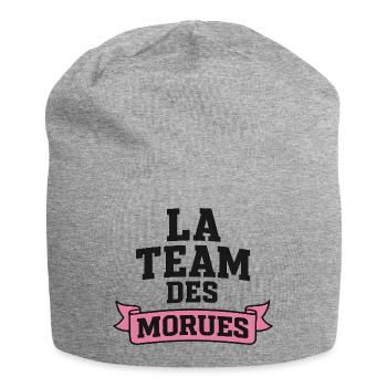 La Team Des Morues - Bonnet en jersey - gris chiné - Devant