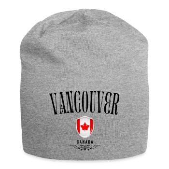 Souvenir Vancouver, Vancouver Kanada - Jersey-Beanie - Grau meliert - Vorne