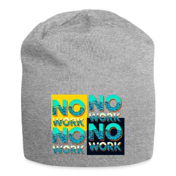 Aucun travail avec les ondes - Bonnet en jersey - gris chiné - Devant