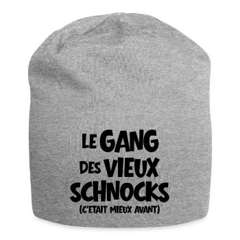 Im Ruhestand, im Ruhestand - Jersey-Beanie - Grau meliert - Vorne
