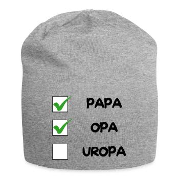 OPA Checklist - Jersey Beanie - heather grey - Front