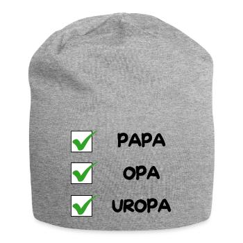 UROPA Checklist - Jersey Beanie - heather grey - Front